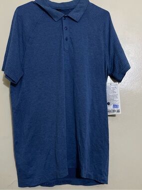 Metal Vent Polo Shirt - Blue